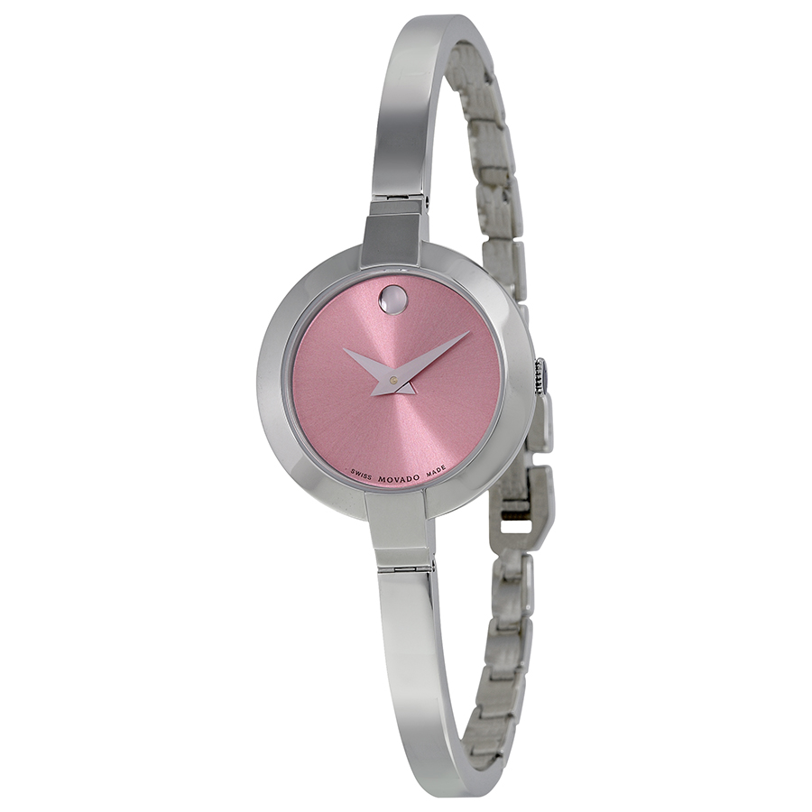 Bela 0606596 Imitation Swiss quartz ladies watch, Stainless steel case, Beige leather strap, White dial