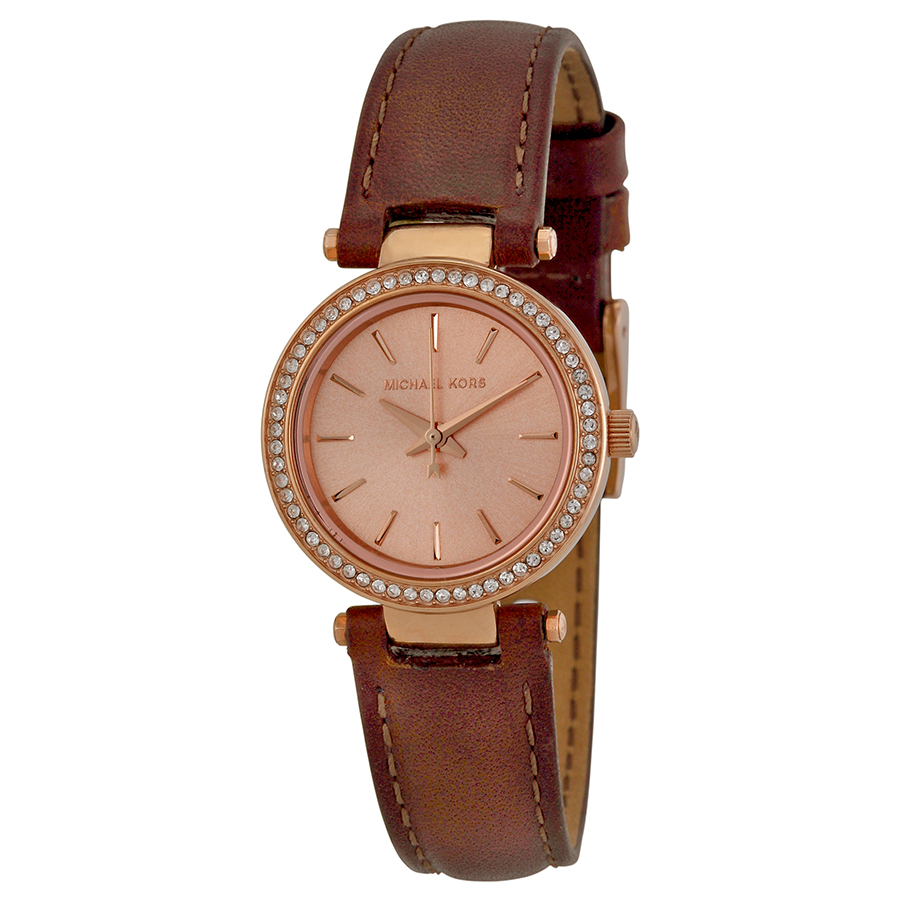 Michael Kors Darci MK2353 Imitation Ladies Watch: Stainless Steel Case, Black & White Dial, Casual Style