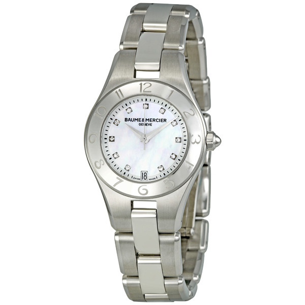 Baume et Mercier Linea 10011: Timeless Elegance Quartz Chronograph Watch