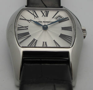 Girard Perregaux Richeville Imitation 26.5mm Silver Case Automatic Chronograph Watch