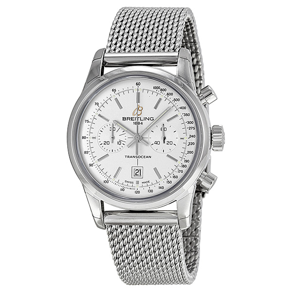 Breitling Transocean A4131012 Automatic Replica Black Dial Steel Men's Watch