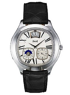 Piaget G0A31016 Men's Elegant Black Tie Chronograph Watch
