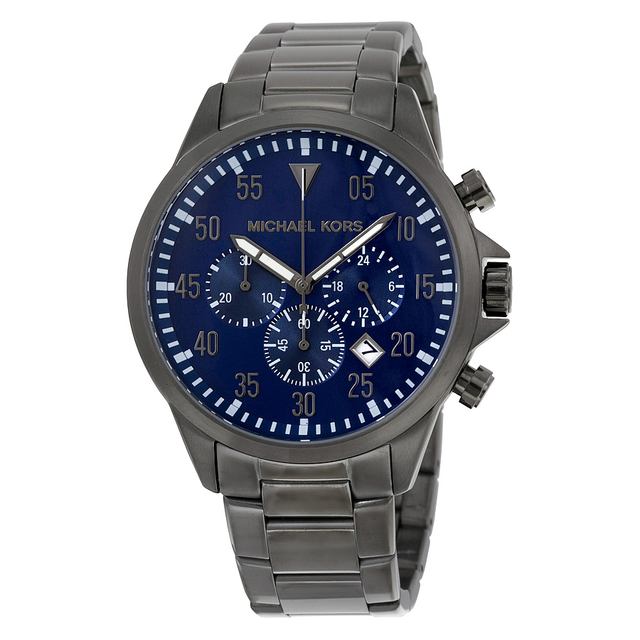 Michael Kors Gage MK8443 Imitation Ladies Chronograph Watch - Stainless Steel Bezel