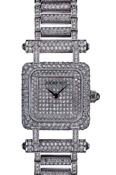 AP Deva Diamond-Pave Automatic Chronograph Watch, 67424BC.ZZ.1204BC.01, Elegant Timepiece