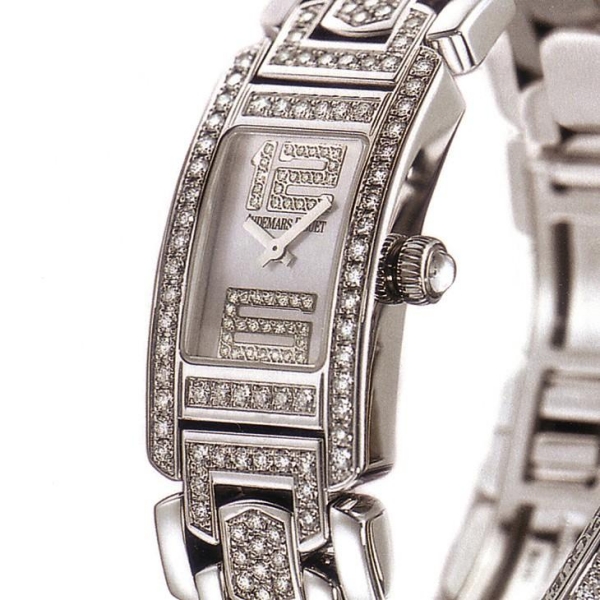 Audemars Piguet Promesse Quartz White Gold Bracelet Pearl Dial Watch