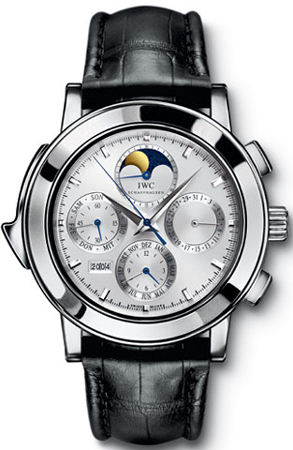 IWC Homage IW377013 Men's Automatic Chronograph 42mm Black Face Steel Watch