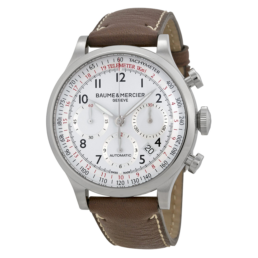 Baume & Mercier Capeland 10000 Clone Automatic Black-Toned Steel Chronograph Watch