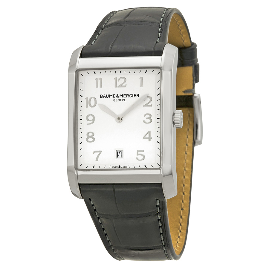 Baume & Mercier Hampton Swiss Automatic Gold Case Jet Black Dial Watch
