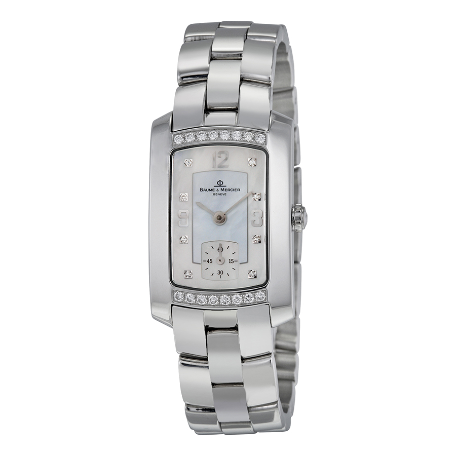 Baume et Mercier Hampton Milleis Swiss Clone 41mm Automatic Silver Dial Watch