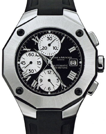 Baume et Mercier Riviera Men's Automatic Gold-Tone Chronograph Watch