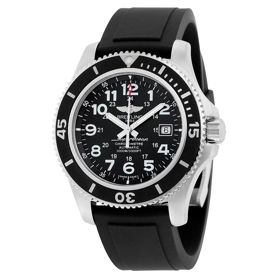 Breitling Superocean II 44 Dive Timepiece - Bold Black Diver's Watch