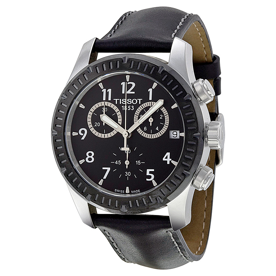 Tissot T-Sport Automatic Steel Case Jet Black Dial Water-Resistant 43mm Watch