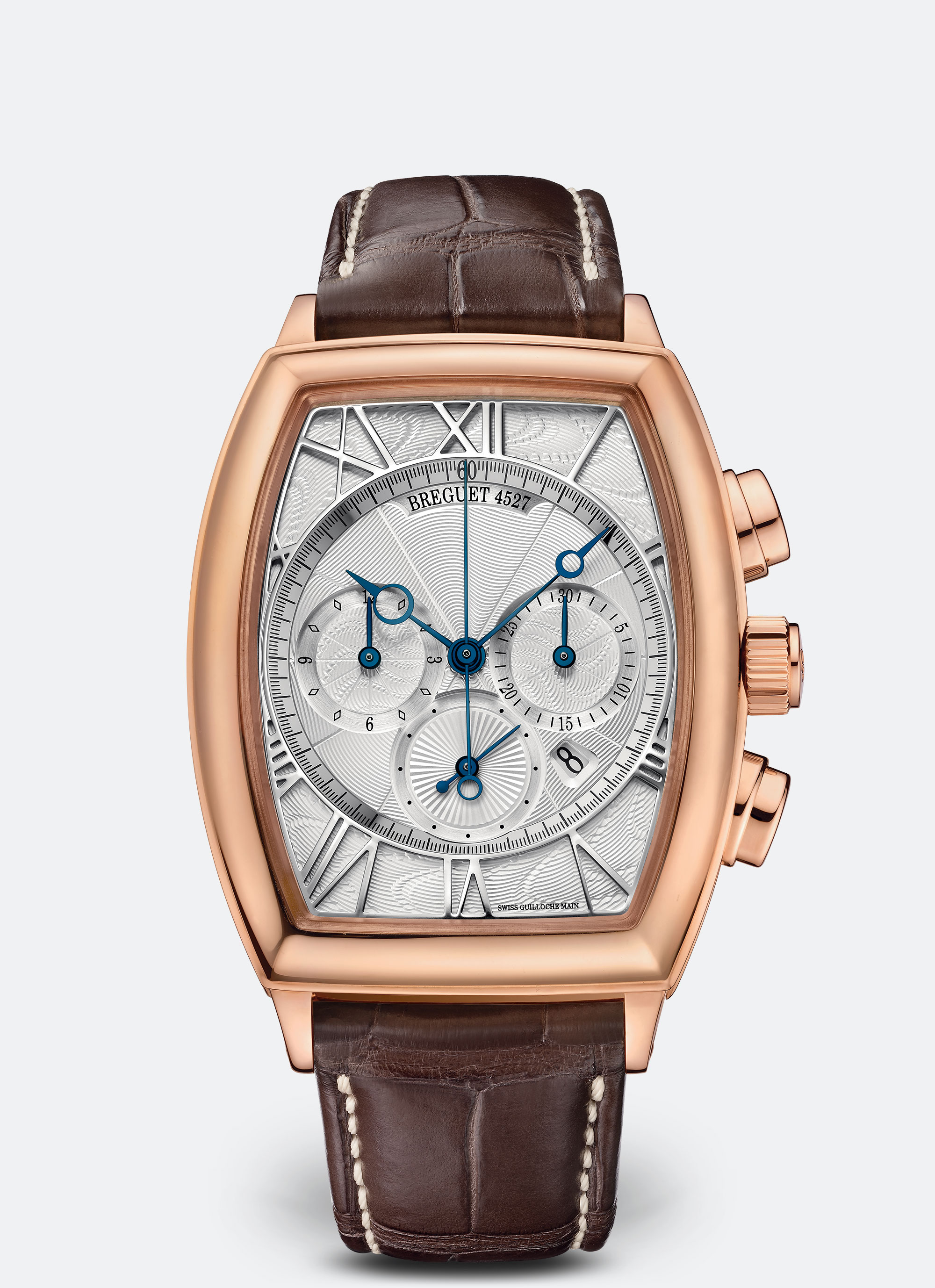 Breguet 5400BR/12/9V6 Rose Gold Automatic Timepiece with Jet Black Dial Watch