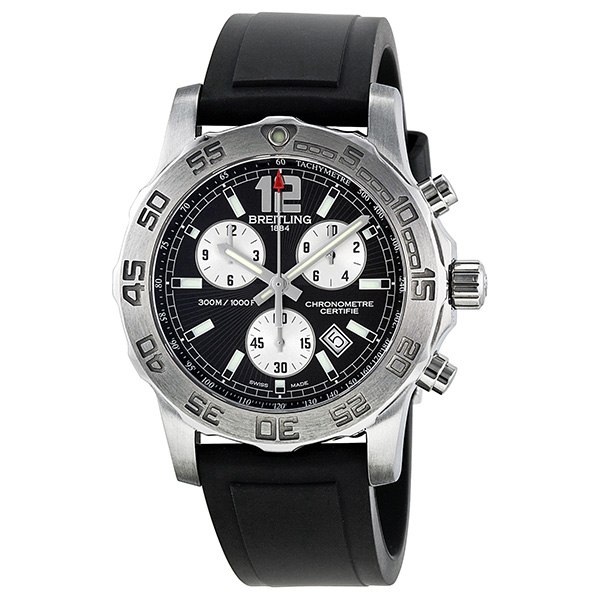 Breitling Colt A7338710/BB49 Swiss Clone Automatic Jet Black Face Dive Watch