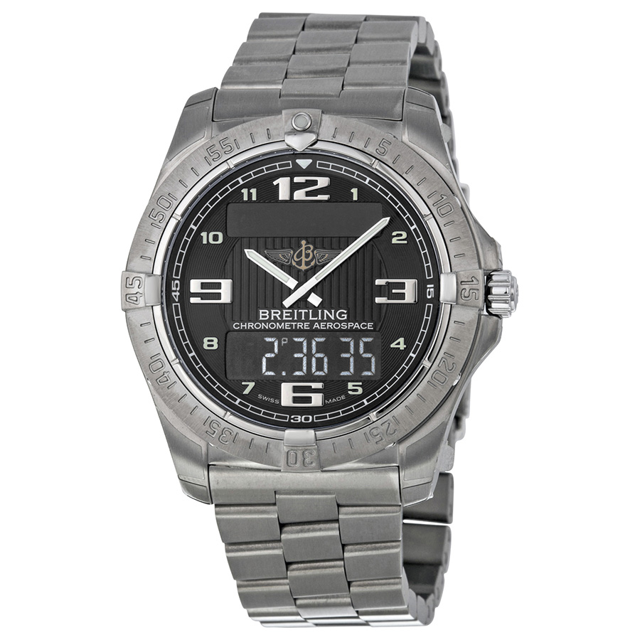 Breitling Pro Automatic Chronograph Swiss E7936210 Black Dial Men's Watch