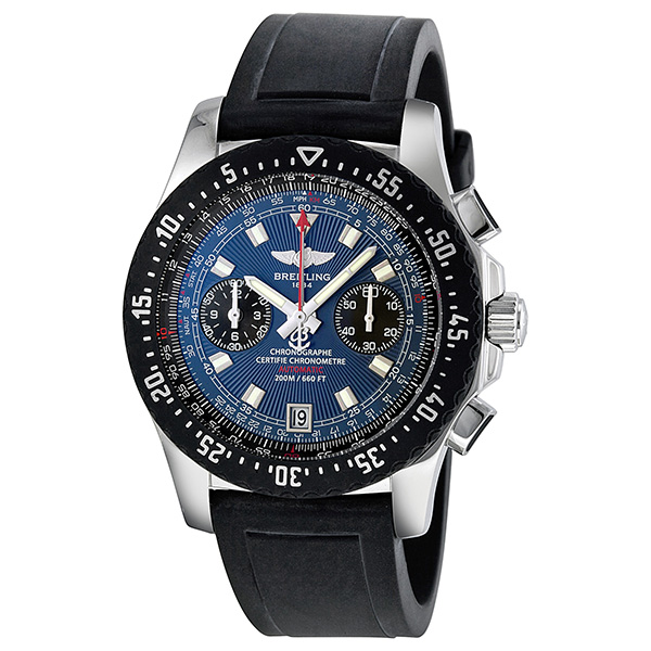 Breitling Skyracer A2736423 Clone Automatic Jet Black Face Steel Pilot Watch