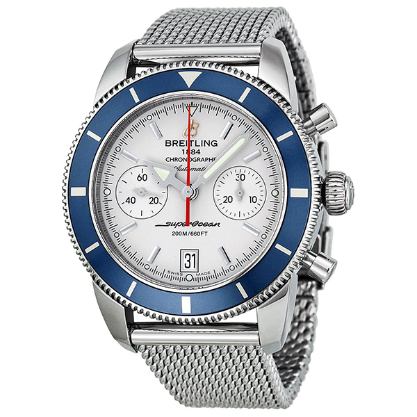 Breitling Superocean A2337016 Swiss Clone Dive Watch - Automatic Jet Black Face 43mm
