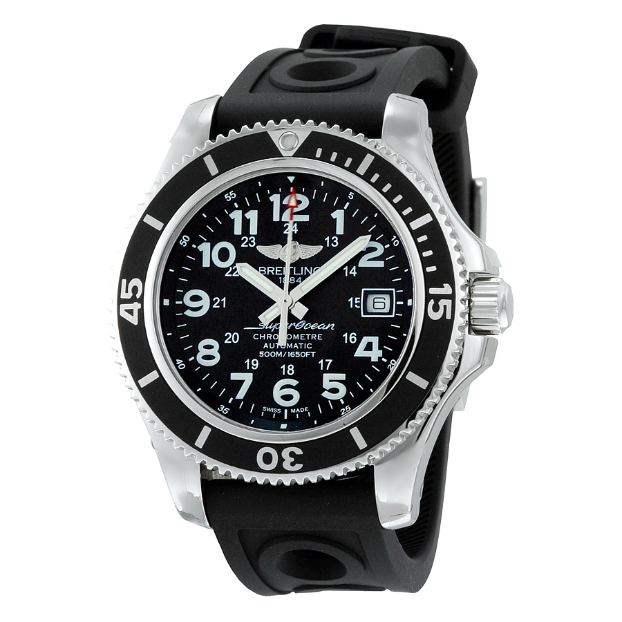 Breitling Superocean II 42 A17365C9/BD67BKORT - Dive Master Chrono Steel Blue Face Watch