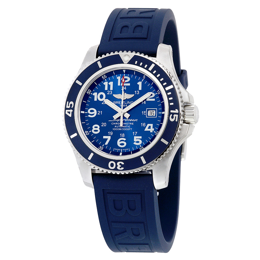Breitling Superocean II Clone 44 Diver Automatic Steel Blue Face Reps