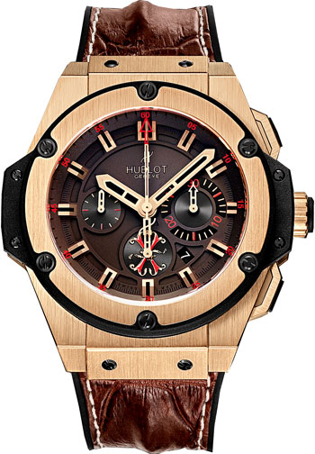 Hublot King Power Arturo Fuente Automatic Brown Dial 18kt Rose Gold Men's Watch 48mm
