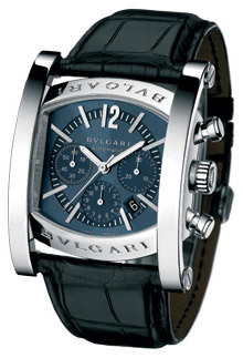 Bvlgari Assioma AA48C14SLDCH Automatic Chronograph Mens Watch - Sleek Steel Case & Black Dial