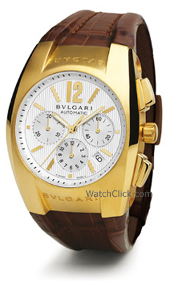 Bvlgari Ergon EG40C6GLDCH Mens Watch - Iconic Chronograph 42mm Steel Blue Face Auto Clone