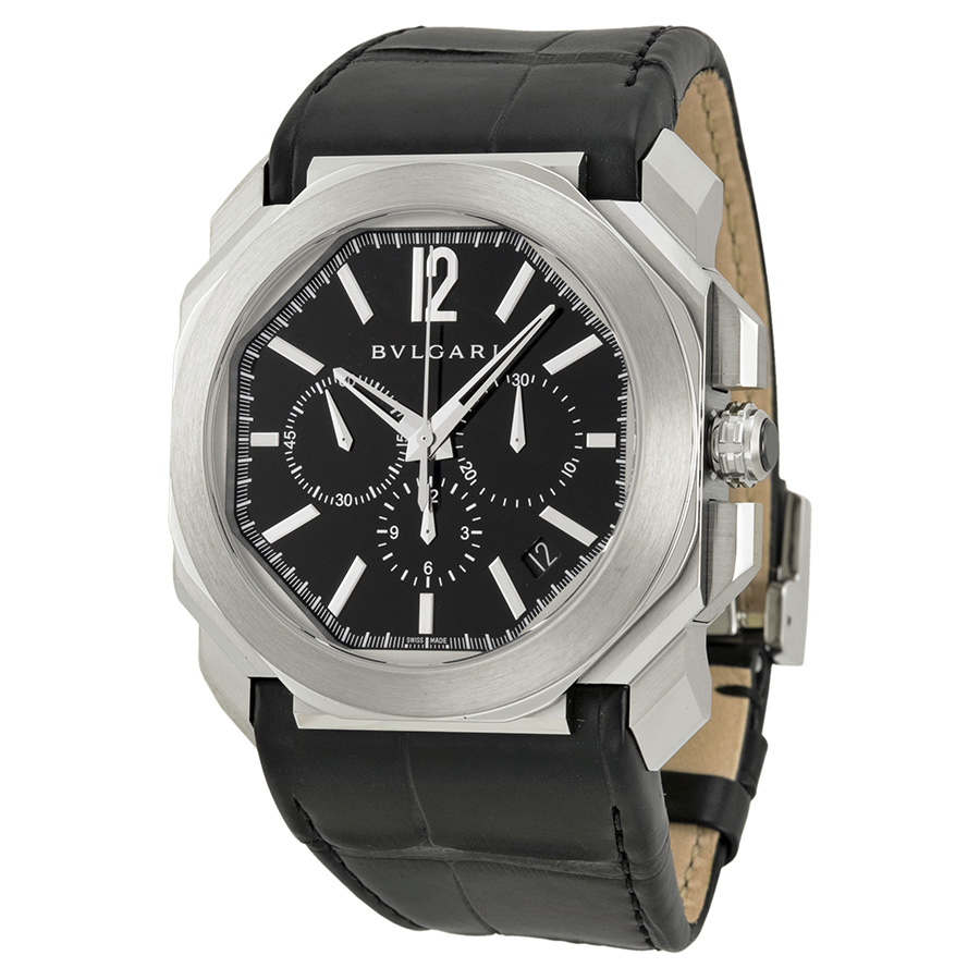 Bvlgari Octo Mens Watch - Automatic Steel Case - Deep Blue Dial - 41mm Reps