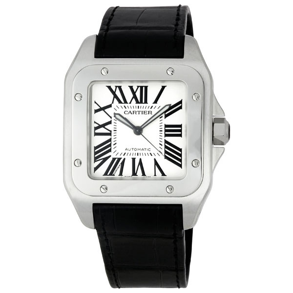 Cartier Santos Diver Automatic 42mm Steel Blue Face Mens Watch