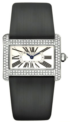 Cartier Tank WA301271 Auto Mech Silver Dial 18kt White Gold 32mm