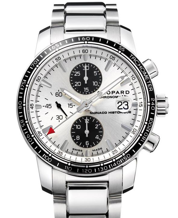 Chopard Grand Prix de Monaco Chronograph Steel Black Dial Replica Watch