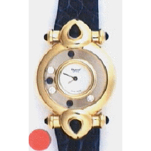 Chopard Happy Diamonds White Face Sapphire Accents Automatic 33mm Watch