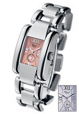 Chopard La Strada Automatic Mens Watch - 41mm Steel Case Jet Black Face Water Resistant