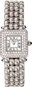 Chopard Les Classiques Swiss Clone Automatic 18K Gold Case Jet Black Face 30M Water Resistant Watch