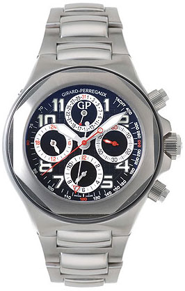Girard Perregaux Laureato Automatic 41mm Jet Black Face Water-Resistant Luxury Replica Watch
