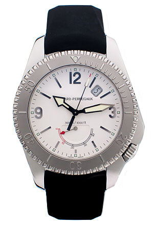 Girard Perregaux Seahawk II Swiss Automatic Chronograph Steel Blue Face Watch