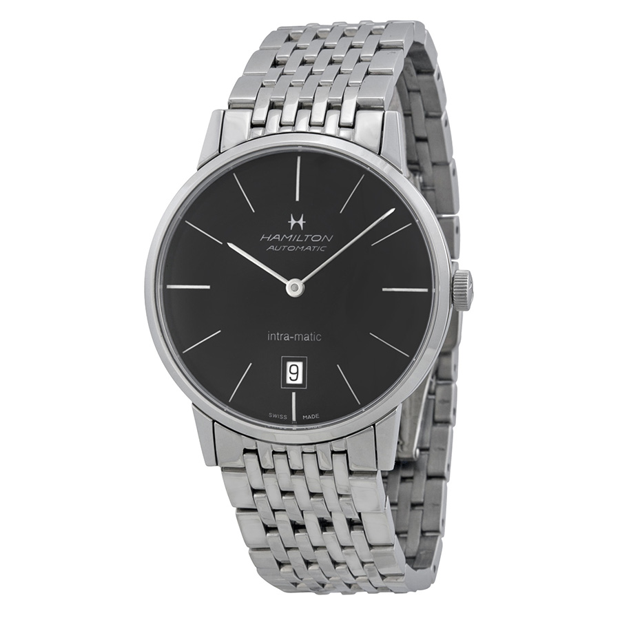 Hamilton Classic H38455131 Automatic Black Face Chronograph Reps Watch