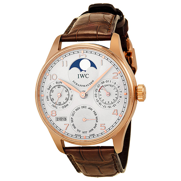IWC Portuguese Classic Swiss Clone Automatic Black Chronograph Watch