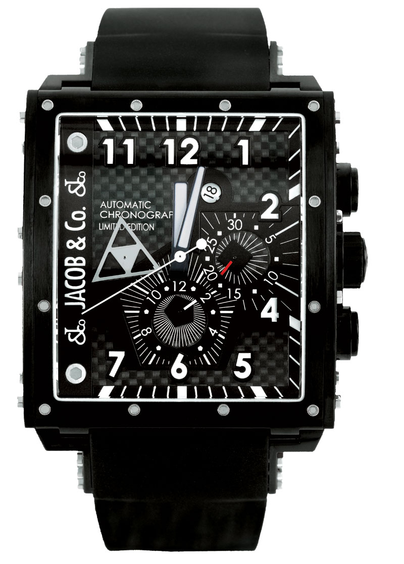 Jacob & Co. Epic I 42mm Imitation Blacked-Iron Case Automatic Dive Watch
