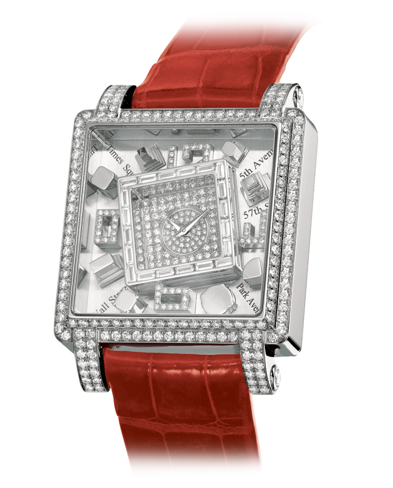 Jacob & Co. ManhattanWg - Diamond Accent Automatic 18K Gold Watch for Women
