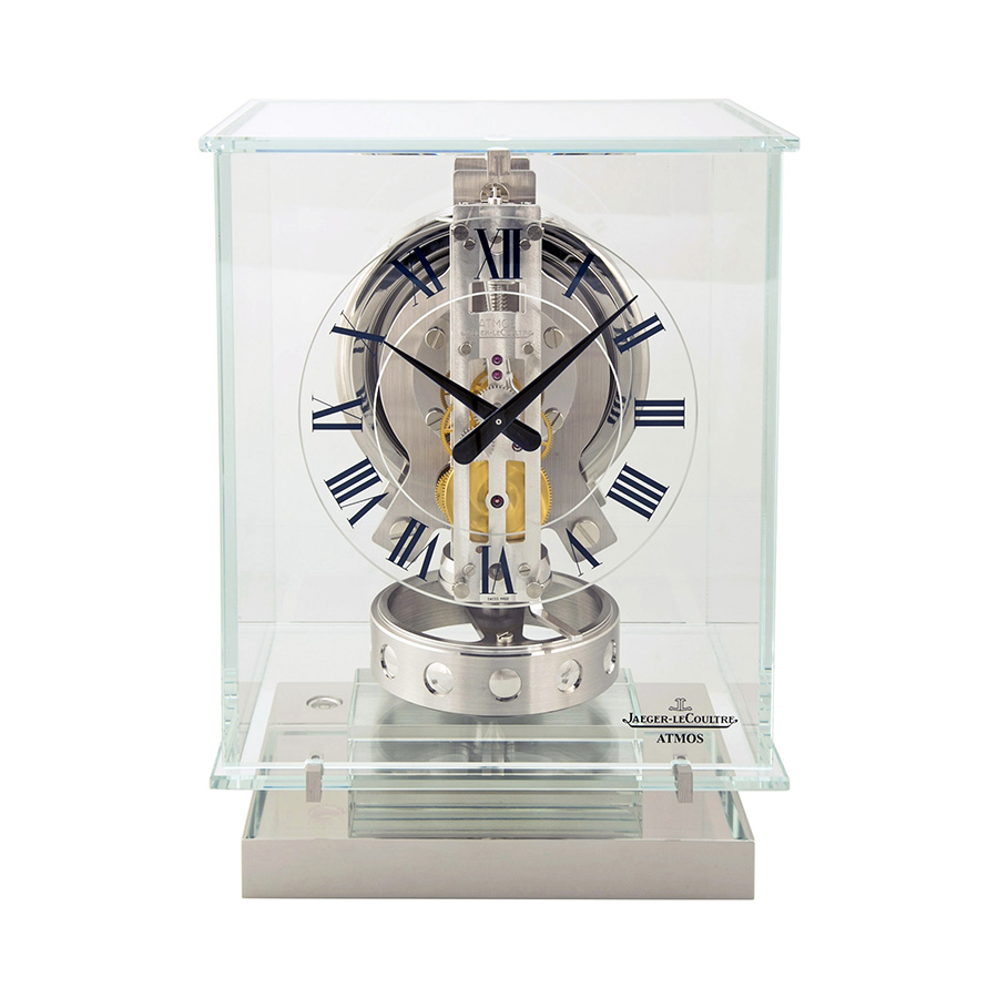Jaeger LeCoultre Atmos Clone Hand Wind Masterpiece, Quartz, 18K Gold Case