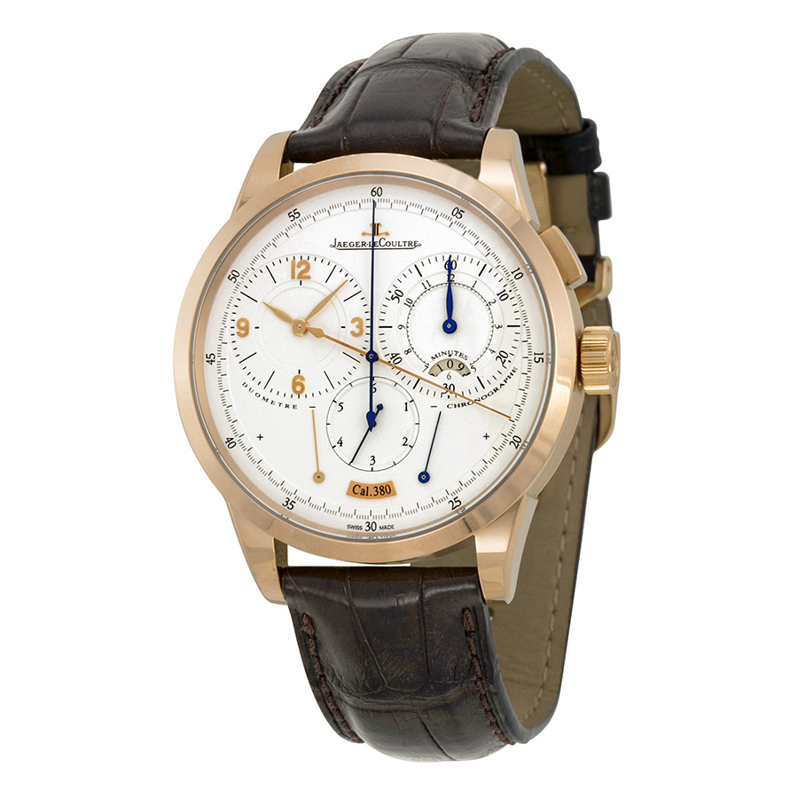 Jaeger LeCoultre Duometre Q6012420 Swiss Automatic Chronograph Watch with Black Dial