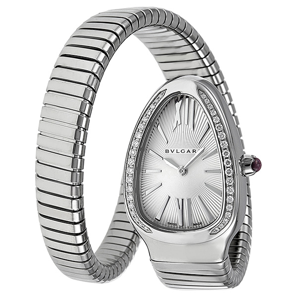 Bvlgari Serpenti Snake Clasp Imitation Gold Dial Lady's Watch