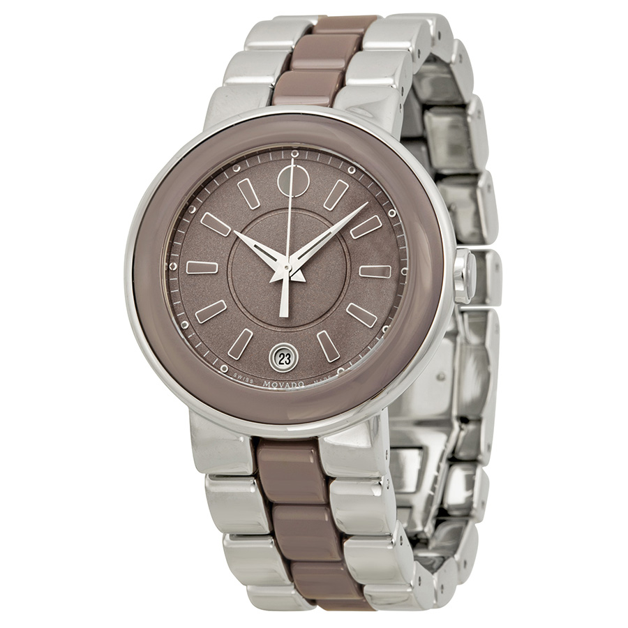 Movado Cerena Classic Analog Face 18K Gold Case Ladies' Watch