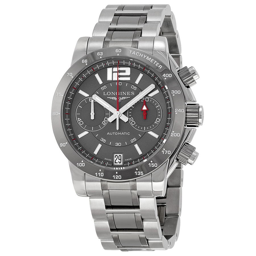 Longines Admiral Diver 300m Automatic Steel Jet Black Face Watch