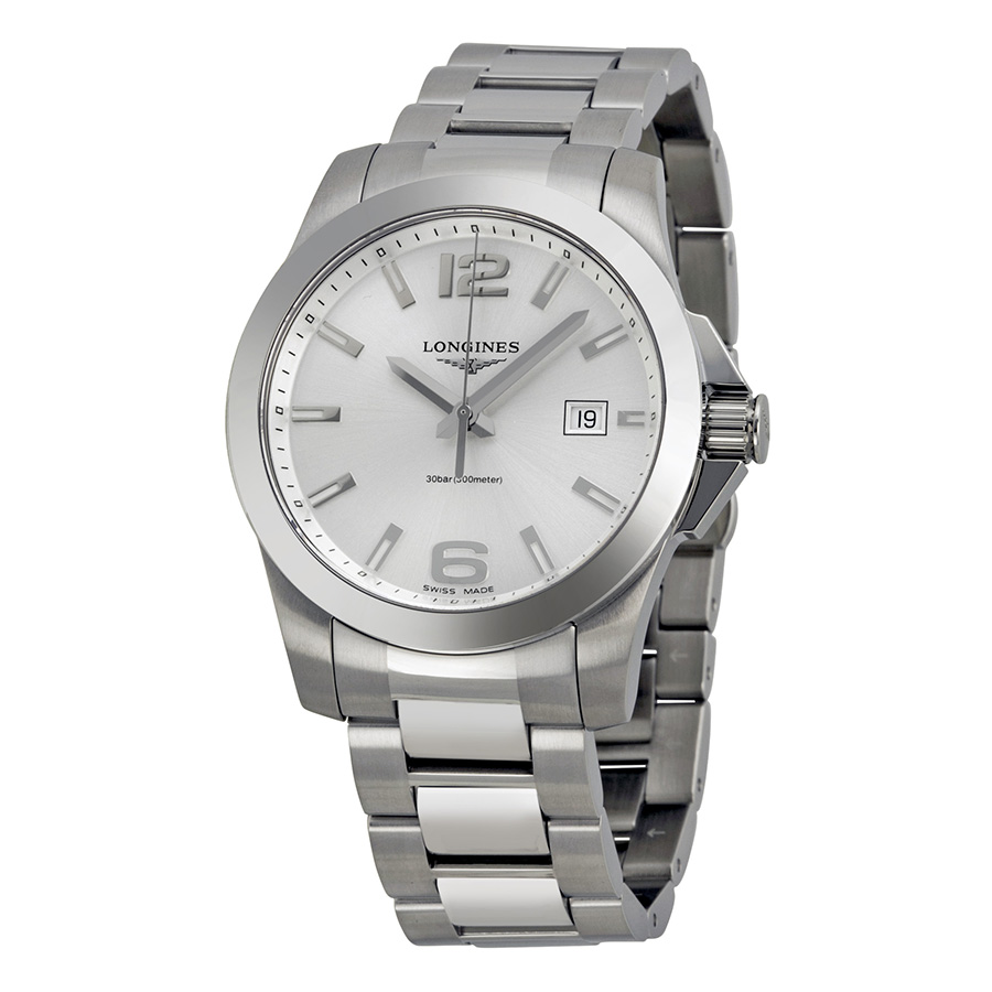 Longines Conquest L3.659.4.76.6 Classic Chronograph Quartz Watch
