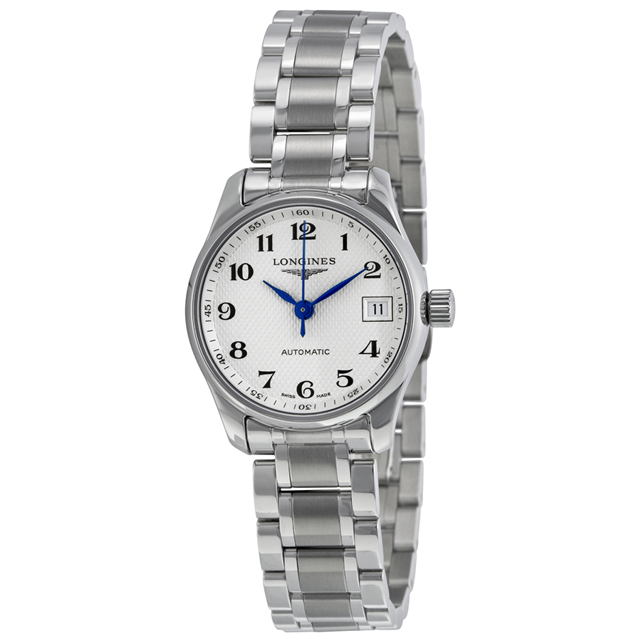 Longines Master L2.128.4.78.6 - Silver Steel Case, Black Face, Manual Movement