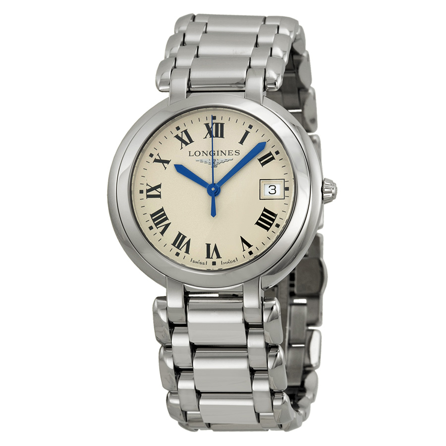 Longines PrimaLuna L8.114.4.71.6 Quartz Chronograph Watch - Elegant Moon Phase Display