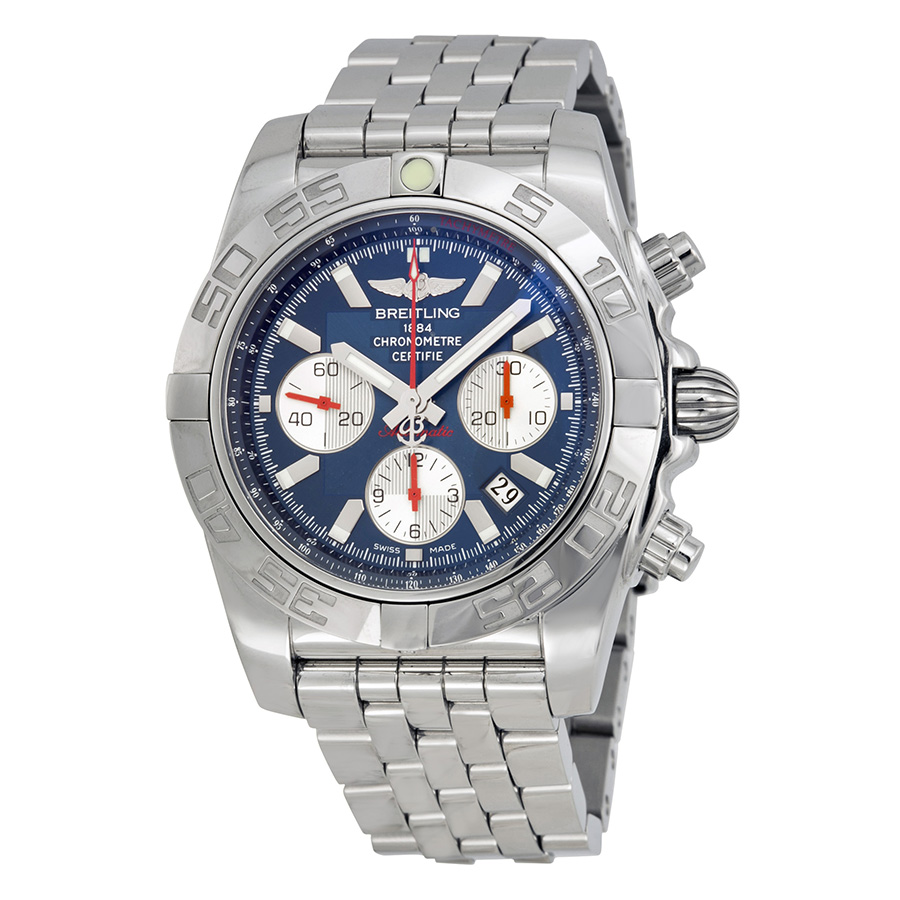 Breitling Chronomat AB01106A Imitation Automatic Jet Black Watch with Sapphire Crystal
