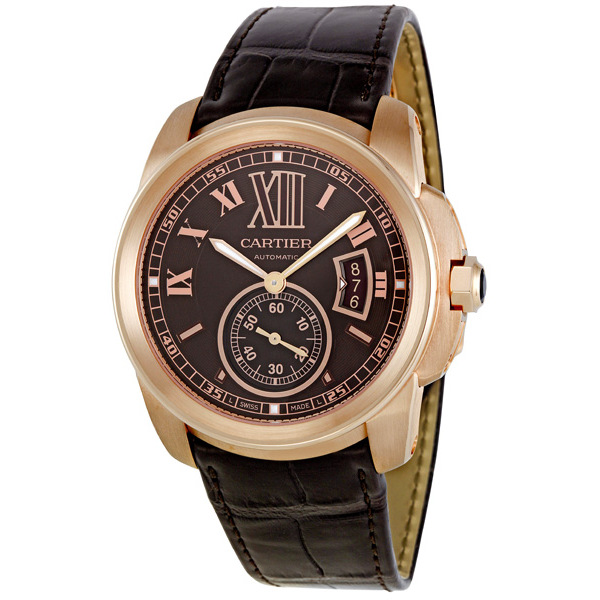 Cartier Calibre de Cartier Swiss Made Quartz Silver Dial Steel 42mm Men's Watch