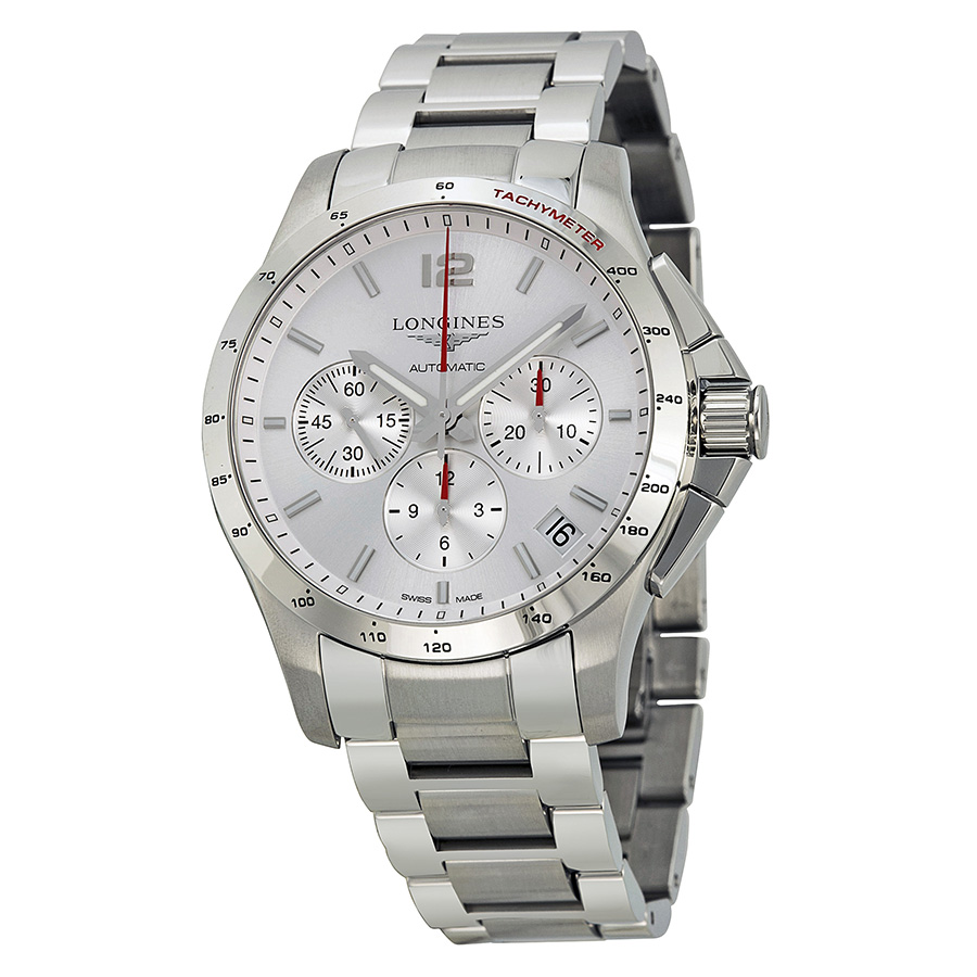 Longines Conquest L36974766 Automatic Chronograph Jet Black Watch